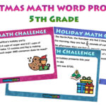 The Best Math Christmas Word Problems For 5Th Grade — Mashup Math With Christmas Math Word Problems Worksheets