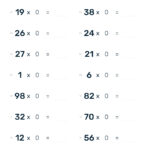 0 Times Table Lessons, Printable Worksheets & Charts | Astrosafe With Multiplication Worksheets 0 And 1