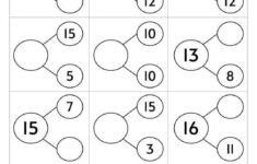 10 Printable Number Bonds Math Worksheets, Numbers 1 To 20 for Multiplication Number Bonds Worksheets
