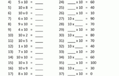 10 Times Table Worksheet Page in Old Multiplication Table Worksheets Grade 10