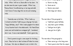 11 Main Idea Practice | School Reading, Teaching Reading, Reading with Main Idea Worksheets With Multiple Choice