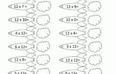 12 Times Table in Multiplication Table 1 12 Worksheet