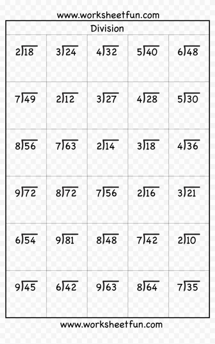 13 Best Multiplication And Division Worksheets Printable 156 with Math Division And Multiplication Worksheets