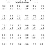15 Printable Multiplication & Division Worksheets, Fill In The With Regard To Multiplication Worksheets Double Digit By Single Digit