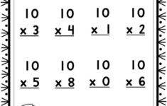 15 Printable Two Digit Multiplication Worksheets. Numbers 10-20 for Multiplication For Second Graders Worksheets