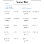 17 3Rd Grade Multiplication Properties Worksheet   Free Pdf At Throughout Addition Multiplication Properties Worksheet