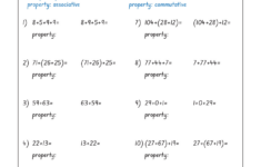 17 3Rd Grade Multiplication Properties Worksheet - Free Pdf At throughout Addition Multiplication Properties Worksheet