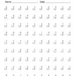 19 Timed Multiplication Worksheets   Free Pdf At Worksheeto Throughout 100 Question Multiplication Test