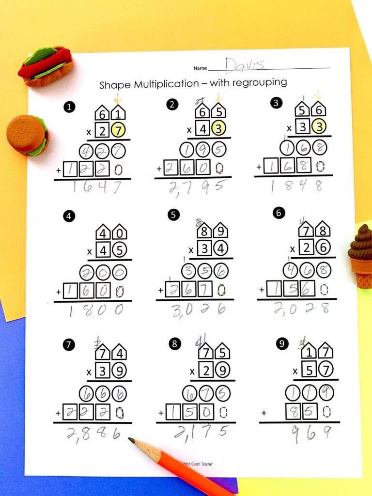 2-Digit Multiplication Made Easier! - Caffeine Queen Teacher throughout Double Digit By Double Digit Multiplication Worksheets