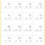 2 Digit1 Digit Multiplication Games + Worksheets Pertaining To Multiplication Worksheets 2 Digit By 1 Digit