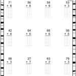 2 Digit1 Digit Multiplication Worksheets Math Problems Within One And Two Digit Multiplication Worksheets