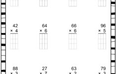 2-Digit1-Digit Multiplication Worksheets Math Problems within One and Two Digit Multiplication Worksheets