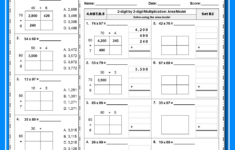 2 Digit2 Digit Area Model Multiplication Worksheets - Expertuition for 2-Digit by 2-Digit Multiplication Area Model Worksheets