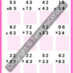 2 Digit2 Digit Multiplication Worksheets Template Pdf Throughout Multiplication Worksheets Double Digit Printable