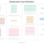 20+ Free Printable Multiplication 1 12 Worksheets, With Arrays And With Multiplication Live Worksheet