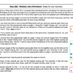 2025 W 4 Form: Step By Step Guide To Get Your Withholding Right Pertaining To Multiple Jobs Worksheet Explained