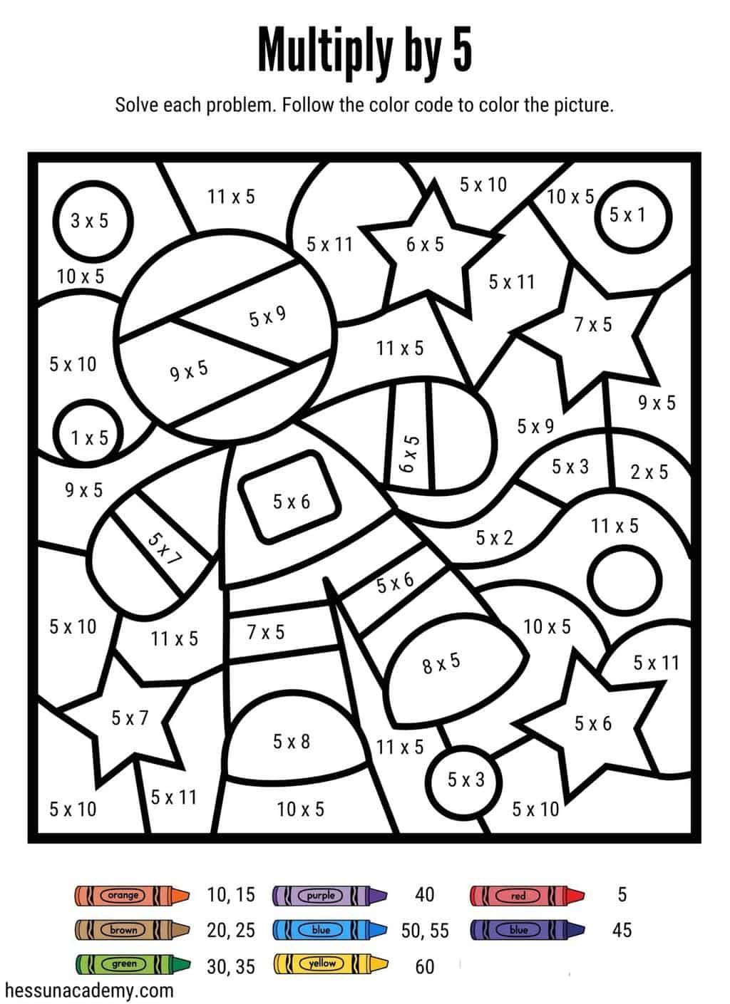 21+ Free Multiplication Colornumber Worksheets Story - Hess with Multiplication Color By Number Worksheets
