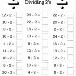 24 Printable Multiplication And Division Worksheets (1 12), Fill Regarding Math Division And Multiplication Worksheets