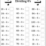24 Printable Multiplication And Division Worksheets (1 12), Fill Throughout Mixed Multiplication And Division Worksheets Grade 3