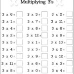 24 Printable Multiplication Worksheets, Fill In The Blanks Intended For Free Basic Multiplication Worksheets