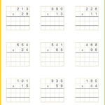 3 Digit2 Digit Multiplication Games + Worksheets With 3 Digit By 2 Digit Multiplication Worksheet