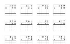 3-Digit2-Digit Multiplication Worksheets: 100 Pages (Pdf pertaining to 2 By 3 Multiplication Worksheets