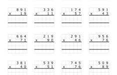 3-Digit2-Digit Multiplication Worksheets: 100 Pages (Pdf throughout 3 Digit by 2 Multiplication Worksheets