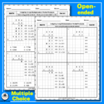 3 Digit2 Digit Partial Products Multiplication Worksheets Regarding Multiplication 2 Digit By 3 Digit Worksheets