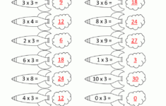 3 Times Table inside Multiplication Worksheets For 3 Times Tables