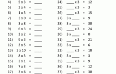 3 Times Table Worksheet Collection inside Multiplication Worksheets Times 3