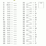 3 Times Table Worksheet Collection Throughout 3 Times Table Multiplication Worksheets