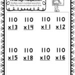 35 Printable Three Digit Multiplication Worksheets. Numbers 110 Intended For Multiplication Three Digit By Three Digit Worksheets