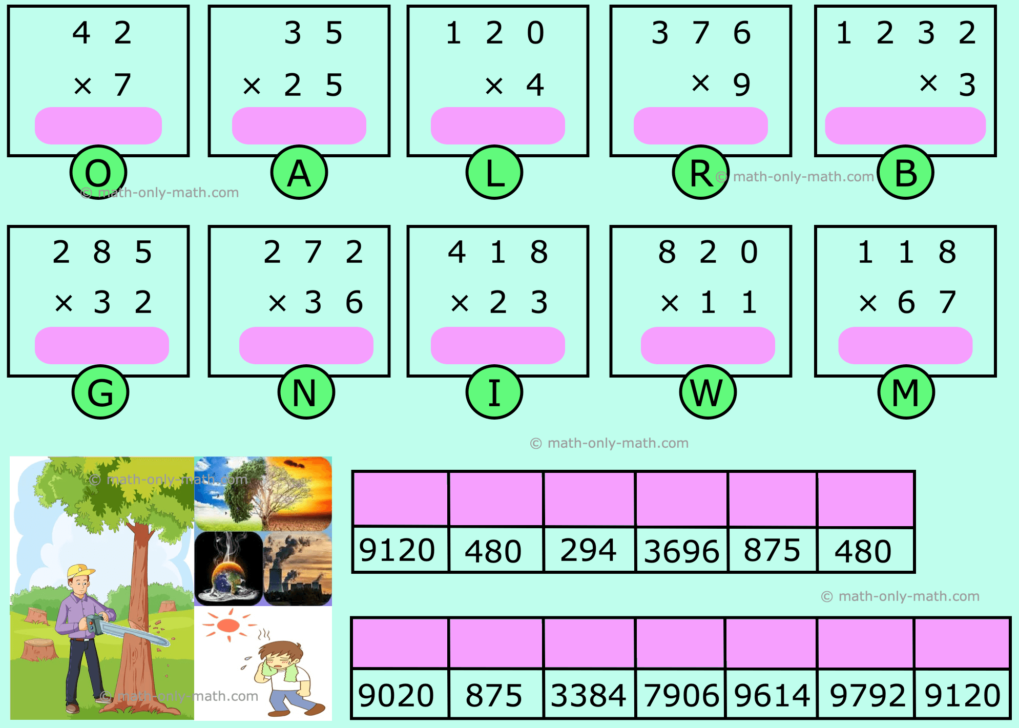 3Rd Grade Multiplication Worksheet | Grade 3 Multiplication Questions inside Class 3Rd Multiplication Worksheet
