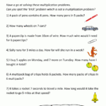4+ 3Rd Grade Math Word Problems | Multiplication Word Problems Pertaining To Multiplication Story Problems Worksheets