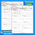 4 Digit1 Digit Area Model Multiplication Worksheets   Expertuition Inside Multiplication Area Model Worksheet