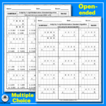 4 Digit1 Digit Long Multiplication Worksheets   Expertuition Intended For Multiplication Worksheets 4 Digits