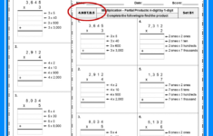 4-Digit1-Digit Multiplication Assessment Worksheets - Expertuition pertaining to 4 Digit X 1 Digit Multiplication Worksheet