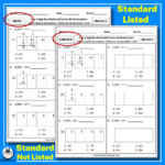 4 Digit2 Digit Box Method Division Worksheets 5Th Grade Regarding Box Method Multiplication 5Th Grade Worksheet