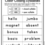 4 Engaging Activities For Teaching Multisyllabic Words   Learning Within Multiple Syllable Words Worksheets