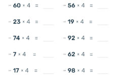 4 Times Table Lessons, Printable Worksheets &amp; Charts | Astrosafe with Multiplication Worksheets Grade 4 Printable Free