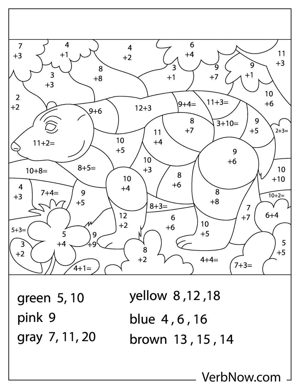 42 Free Math Coloring Pages (Printable Pdf) with Multiplication Coloring Worksheets 5th Grade
