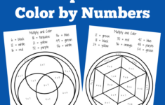 5 Free Multiplication Colornumber Worksheets - The Activity Mom inside Color by Number Multiplication Worksheets Free