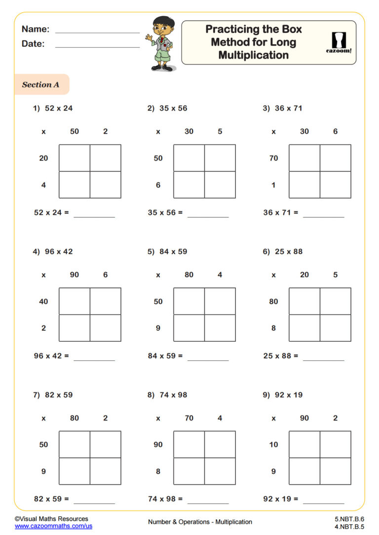 Common Core Multiplication Worksheets | Multiplication Worksheets