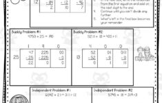 5Th Grade Division Math Notes pertaining to 5Th Grade Box Method Math Worksheet