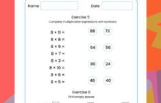 8 Times Table | Worksheets within Multiplication Liveworksheets
