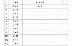 Addition Multiplication Worksheets regarding Repeated Addition and Multiplication Worksheets