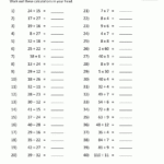 Addition Subtraction Multiplication Division Worksheets Intended For Division Multiplication Addition Subtraction Worksheets