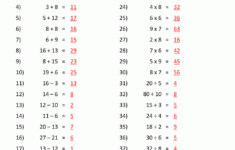 Addition Subtraction Multiplication Division Worksheets within Multiplication Division Subtraction and Addition Worksheets