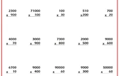 Advanced Multiplication Worksheets And Exercise - Engworksheets intended for Large Number Multiplication Worksheets