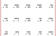 Advanced Multiplication Worksheets And Exercise - Engworksheets regarding Multiplication Of Large Numbers Worksheet